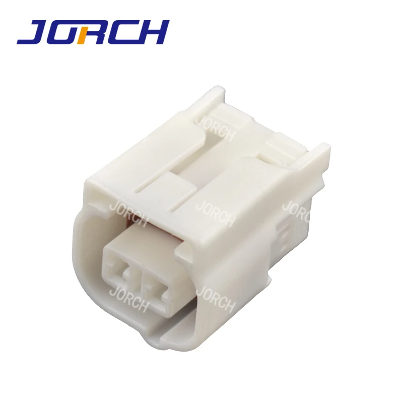 2 Pin Auto Wire Harness Socket White Car Housing Plastik Konektor Unhealed dengan Terminal 6189-0641