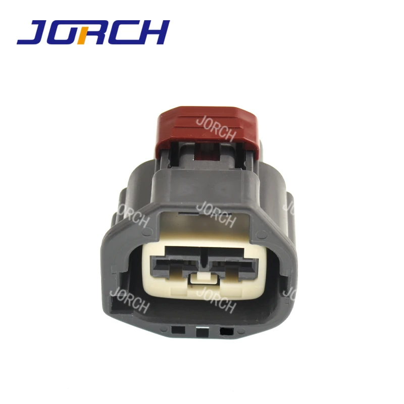 Konektor Listrik Otomatis Wanita DJ 70258-6. 3-21 Waterproof 6.3mm 2p Adapter dengan pin kuningan 7282-5596-10 model
