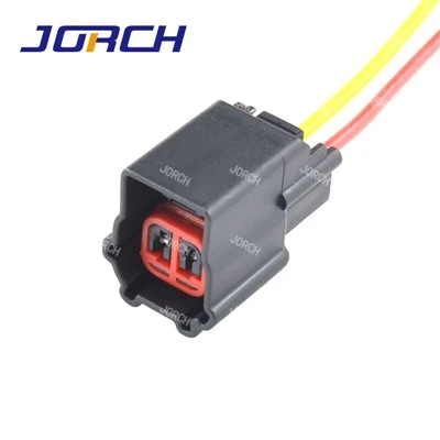 Soket Kabel Otomotif Wanita 2 Lubang Dengan Pin dan Segel Untuk Konektor Harness Kawat Otomatis Mobil DJ70227-1.5-21
