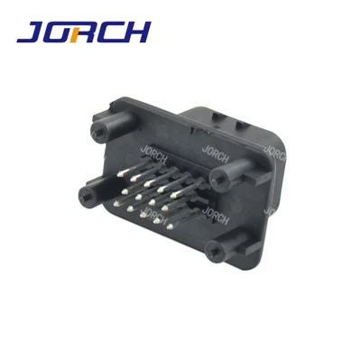 Konektor Header Pelat Timah Vertikal PCB Otomotif Pria 14 Posisi AMPSEAL VERTIKAL HDR 776262-1